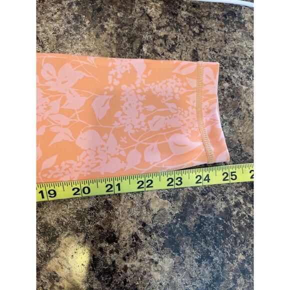 Wilo NEW 7/8 Leggings Tropical Pink Pattern Small - Picture 6 of 6